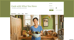 Desktop Screenshot of cookwithwhatyouhave.com